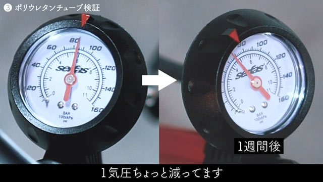 ポリウレタンチューブ検証結果