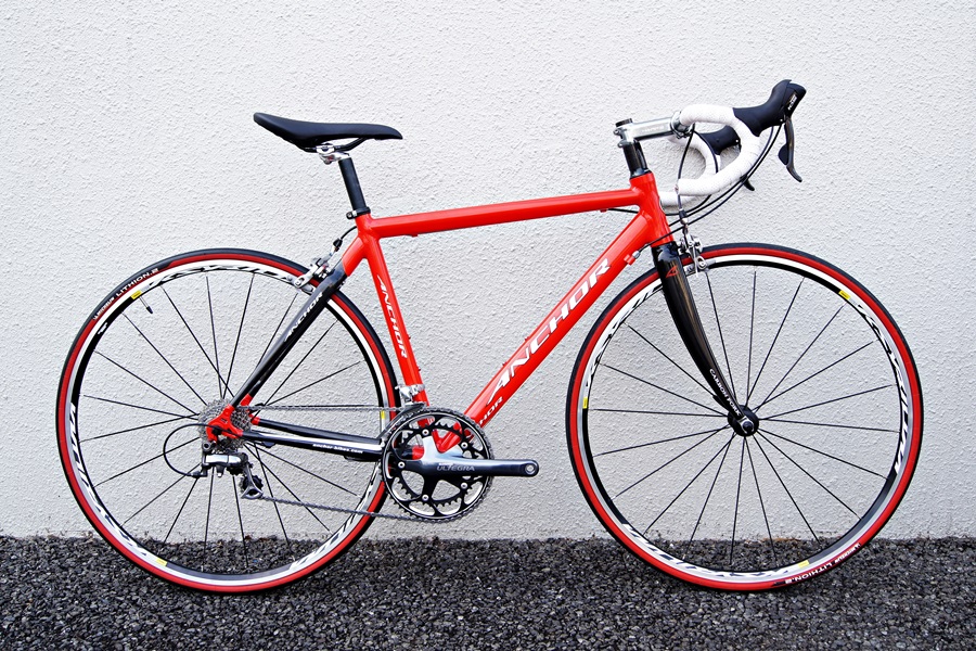 ANCHOR RCS6 ロードバイク レッド 京都市山科区発〜 - 自転車 